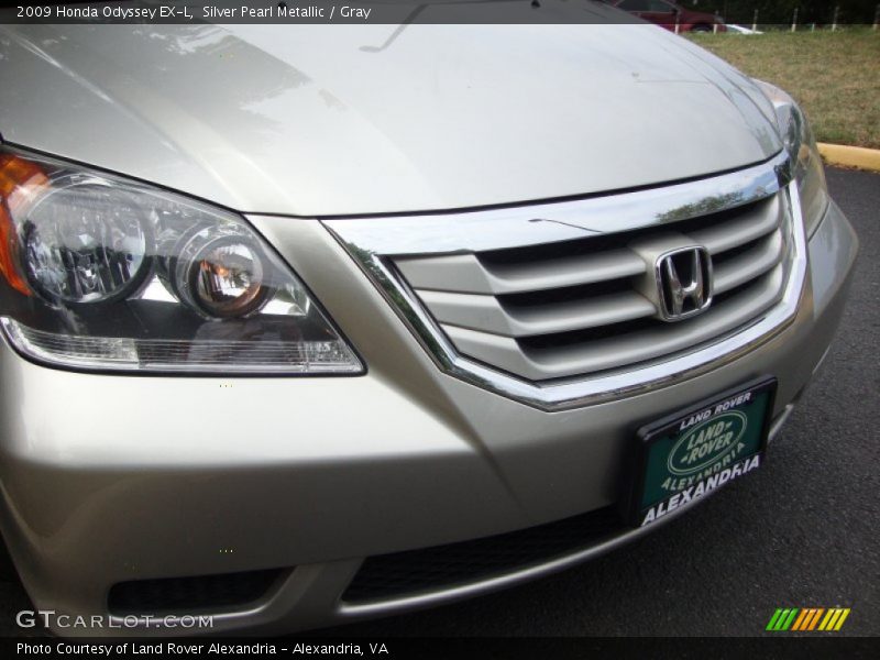 Silver Pearl Metallic / Gray 2009 Honda Odyssey EX-L