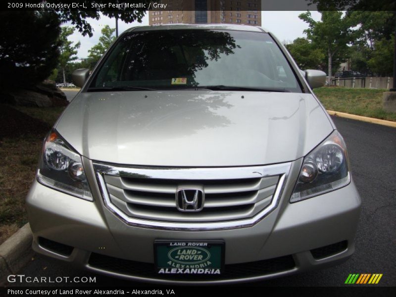 Silver Pearl Metallic / Gray 2009 Honda Odyssey EX-L