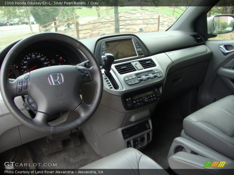 Silver Pearl Metallic / Gray 2009 Honda Odyssey EX-L