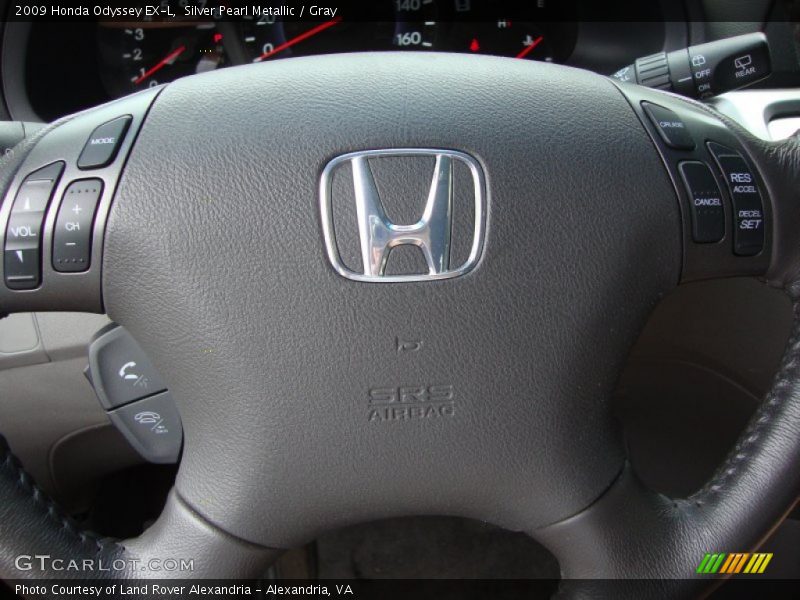 Silver Pearl Metallic / Gray 2009 Honda Odyssey EX-L