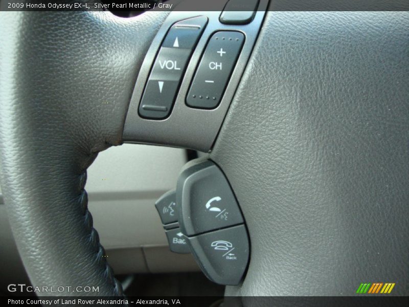 Silver Pearl Metallic / Gray 2009 Honda Odyssey EX-L