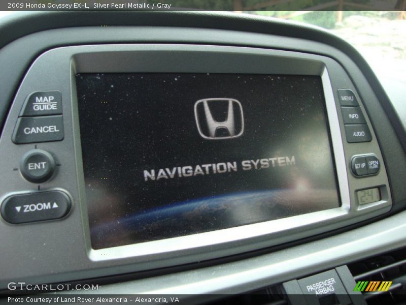 Silver Pearl Metallic / Gray 2009 Honda Odyssey EX-L