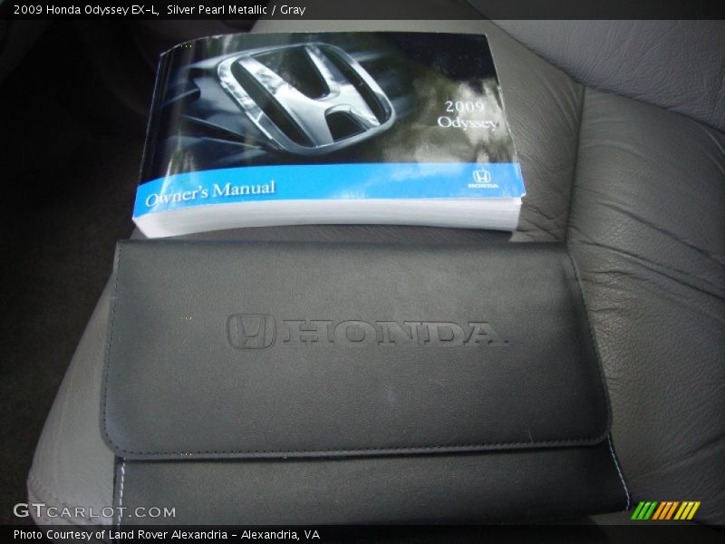 Silver Pearl Metallic / Gray 2009 Honda Odyssey EX-L