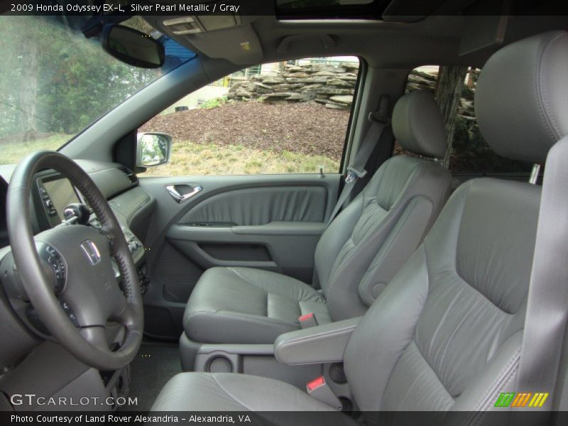 Silver Pearl Metallic / Gray 2009 Honda Odyssey EX-L