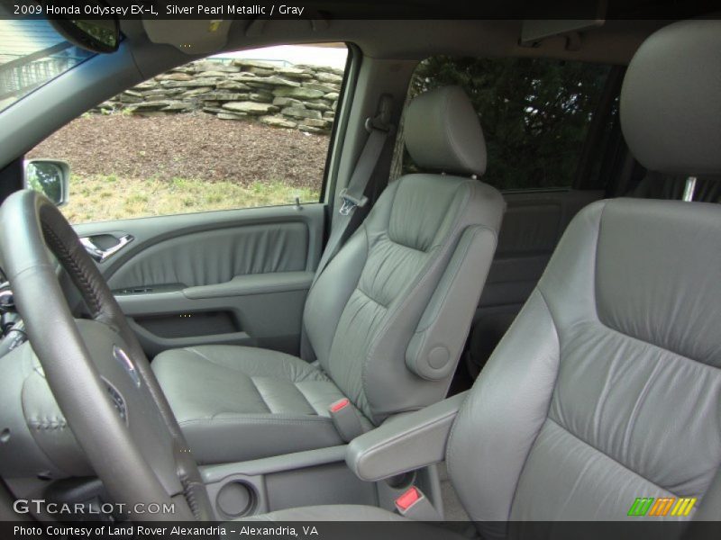 Silver Pearl Metallic / Gray 2009 Honda Odyssey EX-L