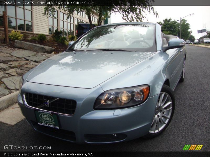 Celestial Blue Metallic / Calcite Cream 2008 Volvo C70 T5