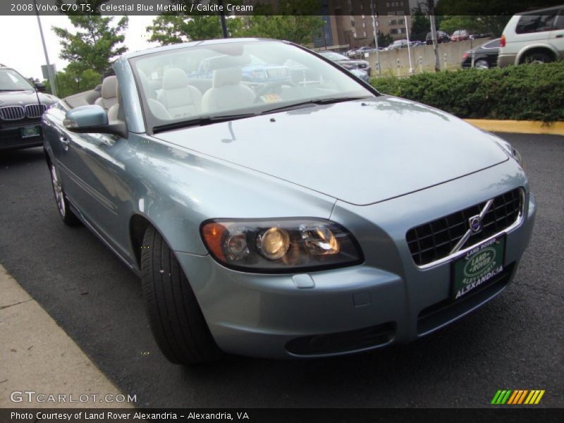 Celestial Blue Metallic / Calcite Cream 2008 Volvo C70 T5