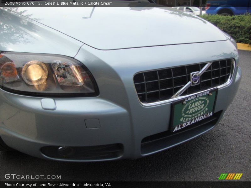 Celestial Blue Metallic / Calcite Cream 2008 Volvo C70 T5