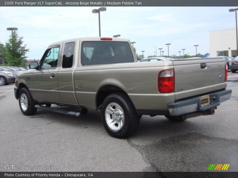 Arizona Beige Metallic / Medium Pebble Tan 2005 Ford Ranger XLT SuperCab