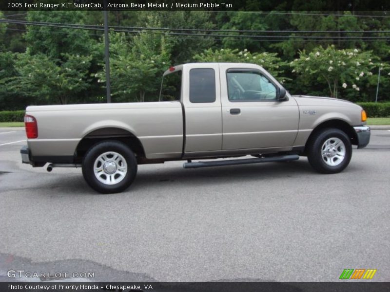 Arizona Beige Metallic / Medium Pebble Tan 2005 Ford Ranger XLT SuperCab