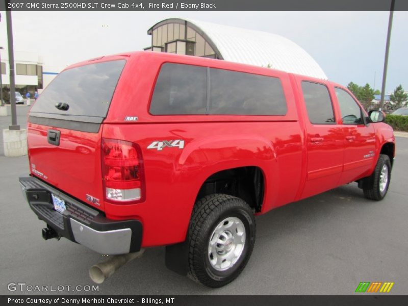 Fire Red / Ebony Black 2007 GMC Sierra 2500HD SLT Crew Cab 4x4