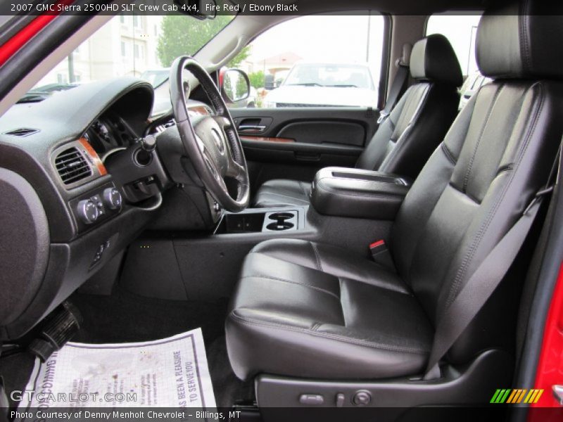 Fire Red / Ebony Black 2007 GMC Sierra 2500HD SLT Crew Cab 4x4
