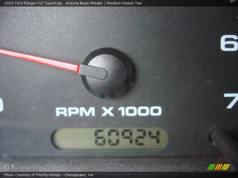 Arizona Beige Metallic / Medium Pebble Tan 2005 Ford Ranger XLT SuperCab