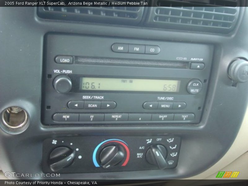 Arizona Beige Metallic / Medium Pebble Tan 2005 Ford Ranger XLT SuperCab