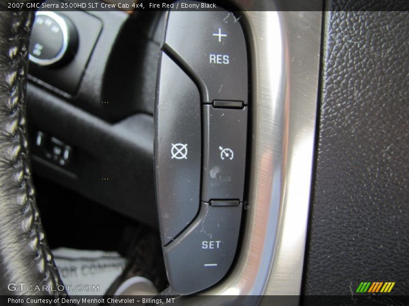 Fire Red / Ebony Black 2007 GMC Sierra 2500HD SLT Crew Cab 4x4
