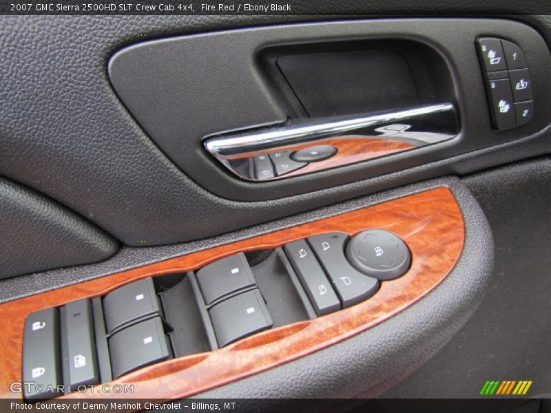 Fire Red / Ebony Black 2007 GMC Sierra 2500HD SLT Crew Cab 4x4
