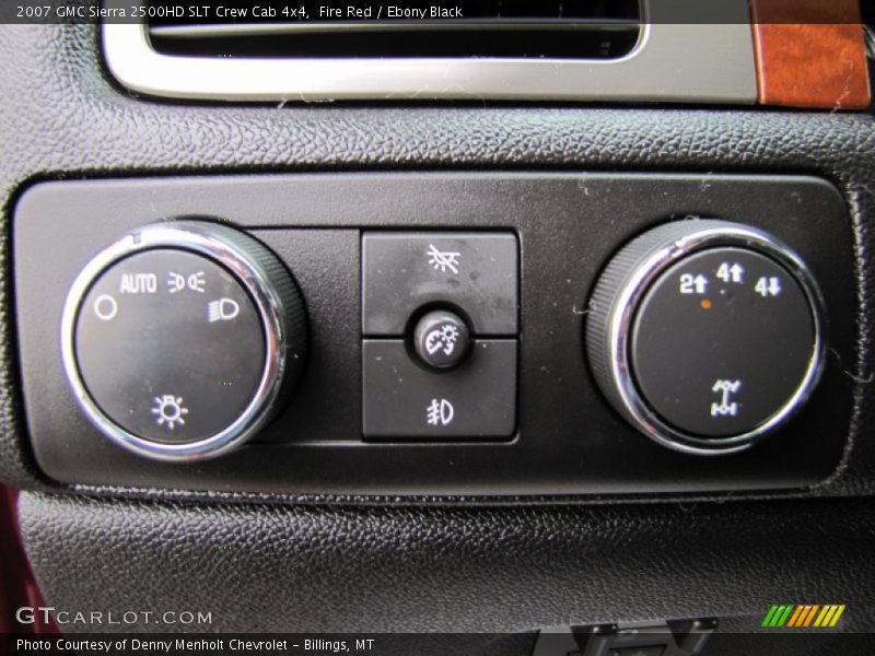 Fire Red / Ebony Black 2007 GMC Sierra 2500HD SLT Crew Cab 4x4
