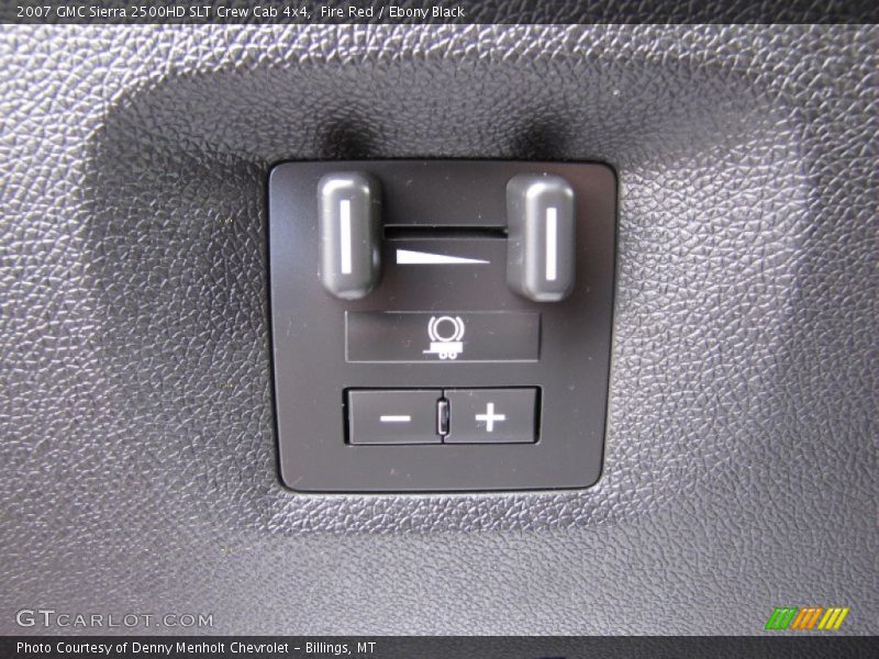 Fire Red / Ebony Black 2007 GMC Sierra 2500HD SLT Crew Cab 4x4