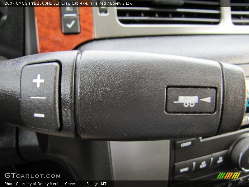Fire Red / Ebony Black 2007 GMC Sierra 2500HD SLT Crew Cab 4x4