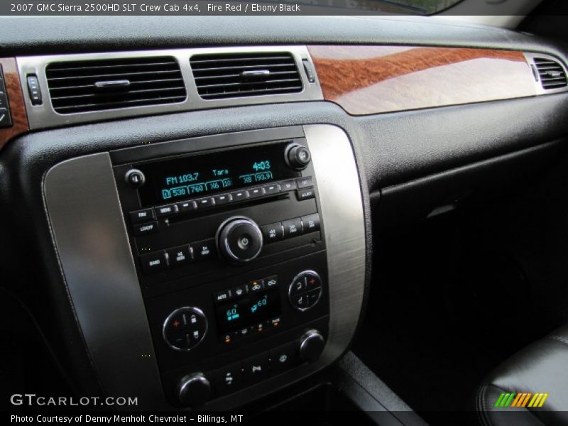 Fire Red / Ebony Black 2007 GMC Sierra 2500HD SLT Crew Cab 4x4