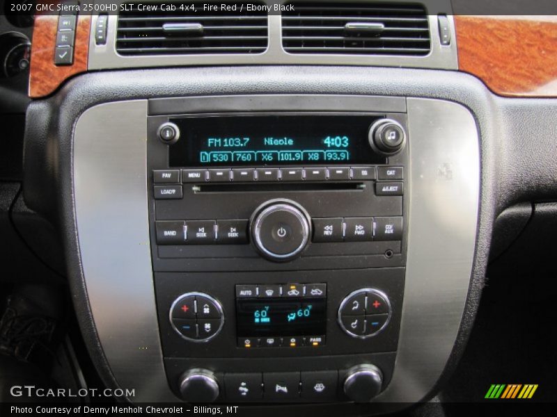 Fire Red / Ebony Black 2007 GMC Sierra 2500HD SLT Crew Cab 4x4