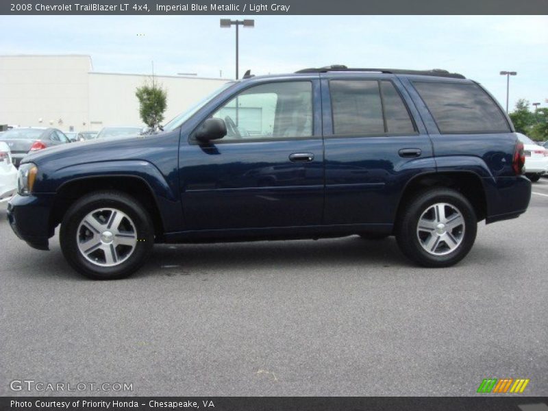 Imperial Blue Metallic / Light Gray 2008 Chevrolet TrailBlazer LT 4x4