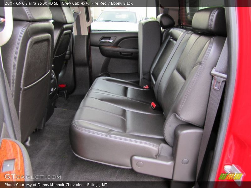 Fire Red / Ebony Black 2007 GMC Sierra 2500HD SLT Crew Cab 4x4