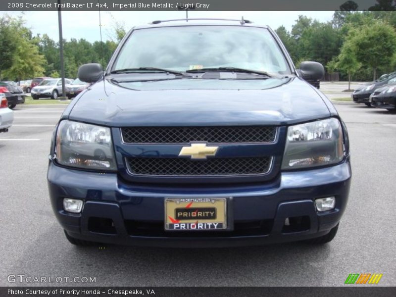 Imperial Blue Metallic / Light Gray 2008 Chevrolet TrailBlazer LT 4x4