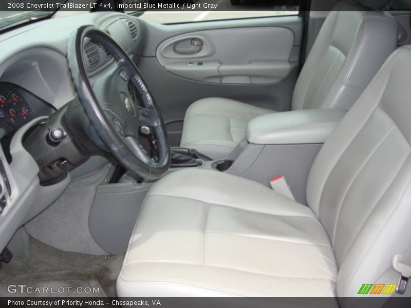 Imperial Blue Metallic / Light Gray 2008 Chevrolet TrailBlazer LT 4x4