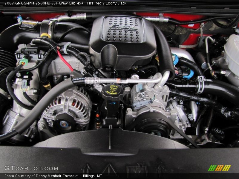 Fire Red / Ebony Black 2007 GMC Sierra 2500HD SLT Crew Cab 4x4
