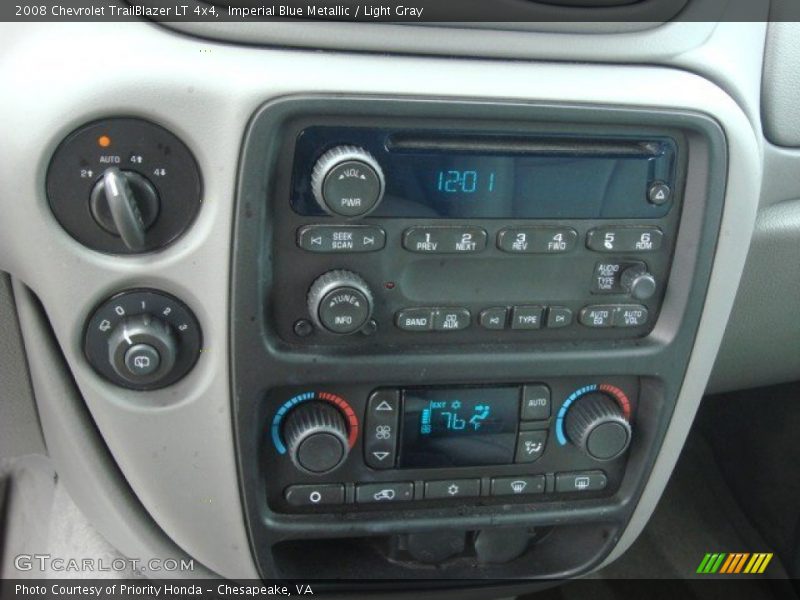 Imperial Blue Metallic / Light Gray 2008 Chevrolet TrailBlazer LT 4x4