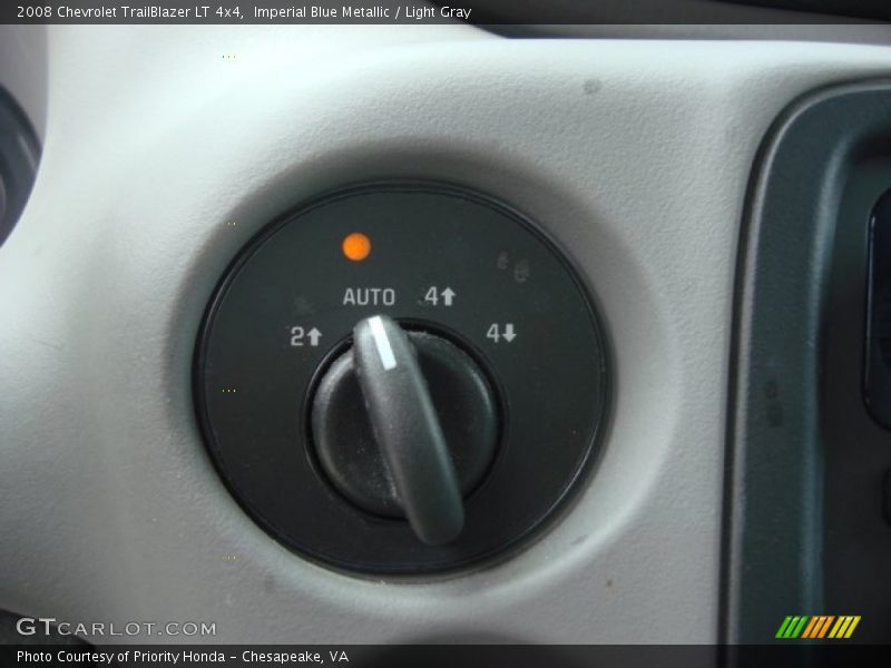 Imperial Blue Metallic / Light Gray 2008 Chevrolet TrailBlazer LT 4x4