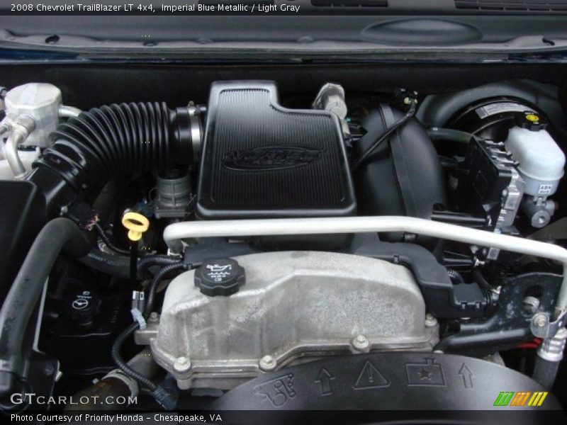 Imperial Blue Metallic / Light Gray 2008 Chevrolet TrailBlazer LT 4x4