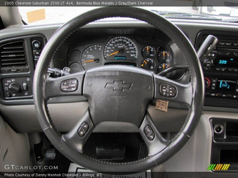 Bermuda Blue Metallic / Gray/Dark Charcoal 2005 Chevrolet Suburban 1500 LT 4x4