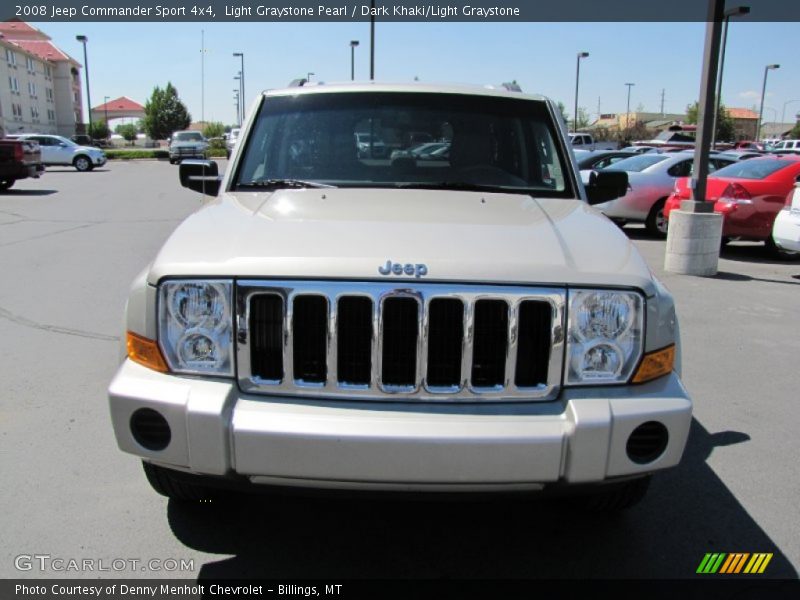 Light Graystone Pearl / Dark Khaki/Light Graystone 2008 Jeep Commander Sport 4x4