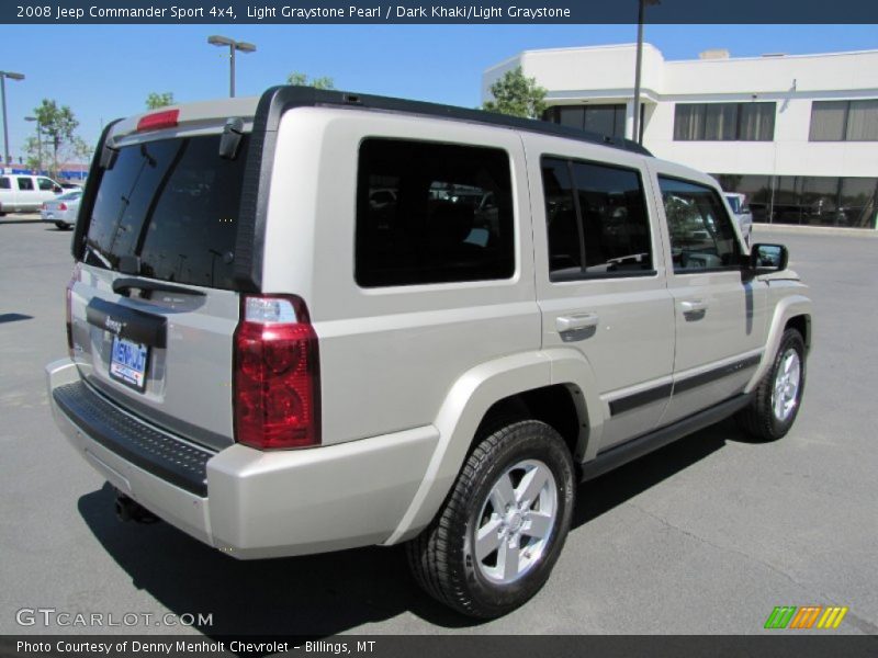 Light Graystone Pearl / Dark Khaki/Light Graystone 2008 Jeep Commander Sport 4x4