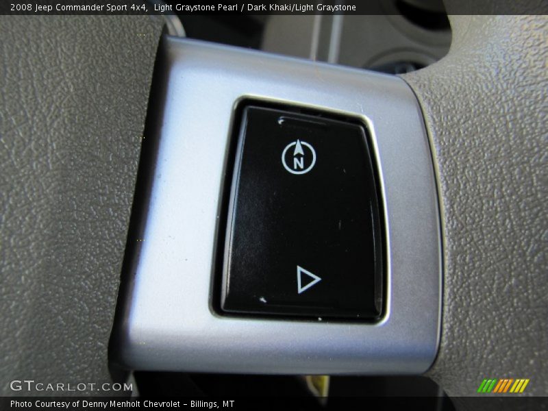 Light Graystone Pearl / Dark Khaki/Light Graystone 2008 Jeep Commander Sport 4x4