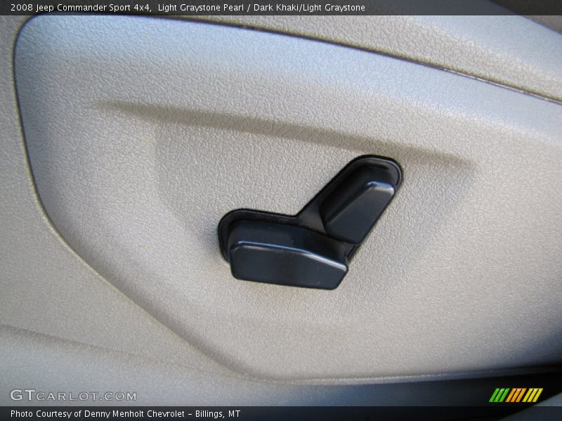 Light Graystone Pearl / Dark Khaki/Light Graystone 2008 Jeep Commander Sport 4x4