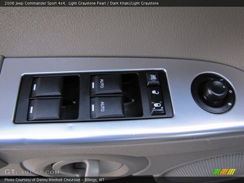 Light Graystone Pearl / Dark Khaki/Light Graystone 2008 Jeep Commander Sport 4x4