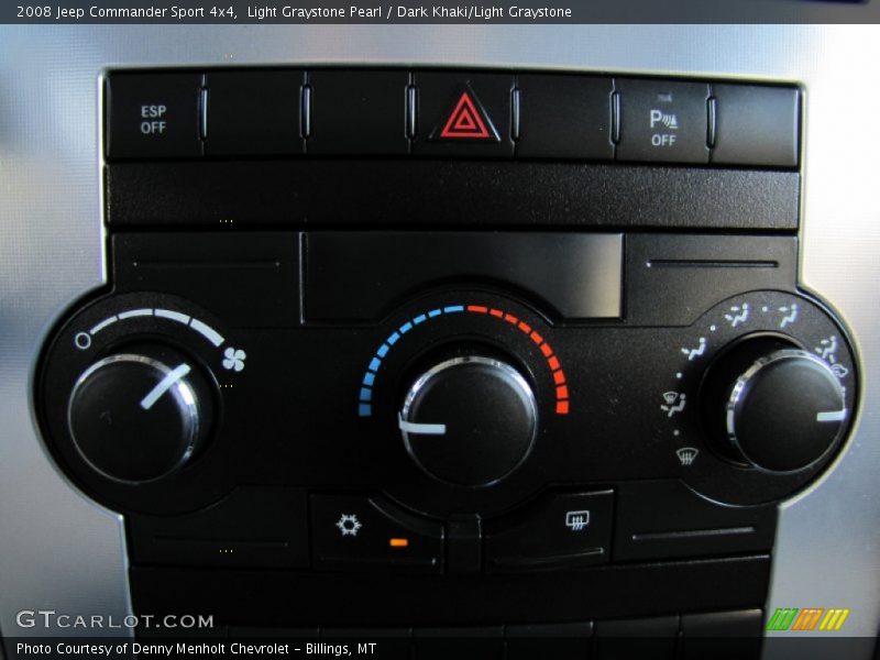 Light Graystone Pearl / Dark Khaki/Light Graystone 2008 Jeep Commander Sport 4x4