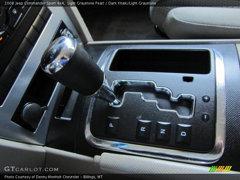 Light Graystone Pearl / Dark Khaki/Light Graystone 2008 Jeep Commander Sport 4x4