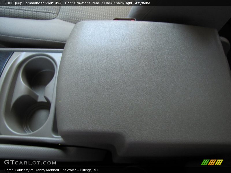 Light Graystone Pearl / Dark Khaki/Light Graystone 2008 Jeep Commander Sport 4x4