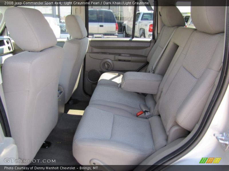 Light Graystone Pearl / Dark Khaki/Light Graystone 2008 Jeep Commander Sport 4x4