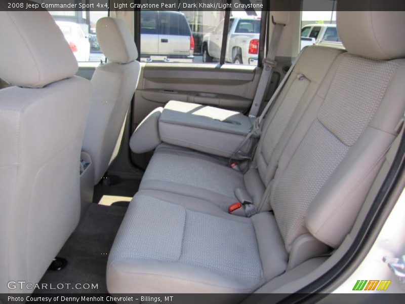 Light Graystone Pearl / Dark Khaki/Light Graystone 2008 Jeep Commander Sport 4x4