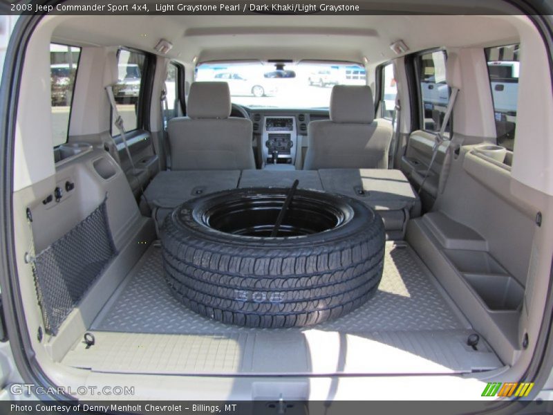 Light Graystone Pearl / Dark Khaki/Light Graystone 2008 Jeep Commander Sport 4x4