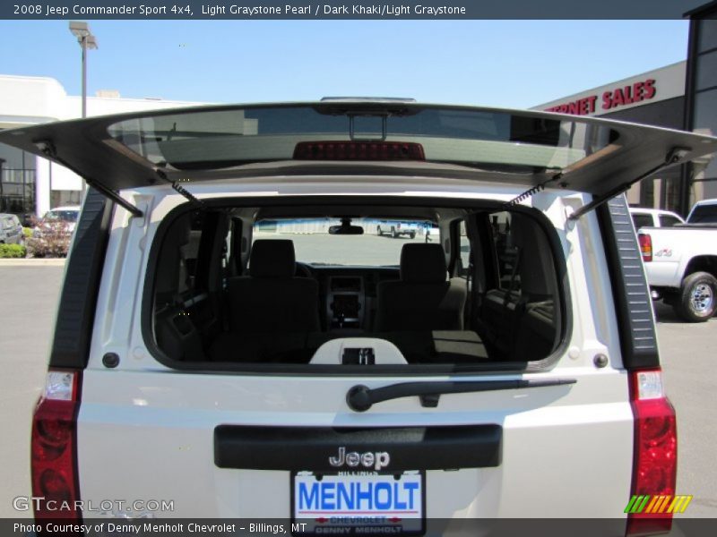 Light Graystone Pearl / Dark Khaki/Light Graystone 2008 Jeep Commander Sport 4x4