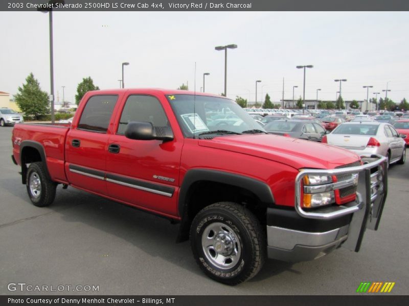 Victory Red / Dark Charcoal 2003 Chevrolet Silverado 2500HD LS Crew Cab 4x4