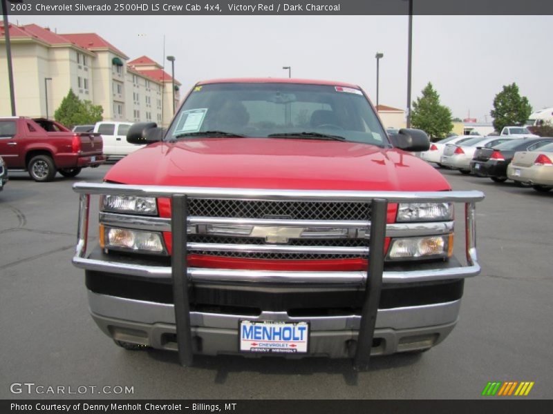 Victory Red / Dark Charcoal 2003 Chevrolet Silverado 2500HD LS Crew Cab 4x4