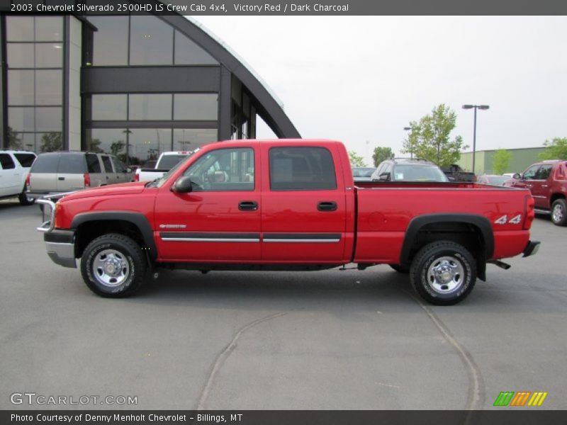 Victory Red / Dark Charcoal 2003 Chevrolet Silverado 2500HD LS Crew Cab 4x4