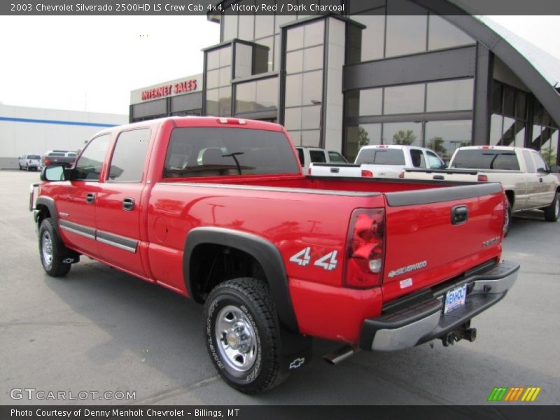 Victory Red / Dark Charcoal 2003 Chevrolet Silverado 2500HD LS Crew Cab 4x4